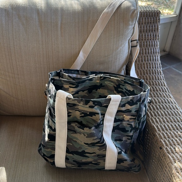other Handbags - CAMO PRINT TOTE BAG WITH SHOULDER STRAP